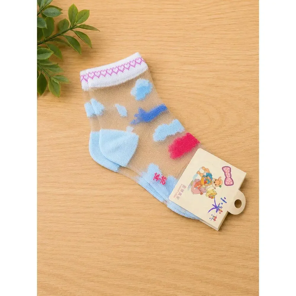 Girl Toddler Sheer accent socks